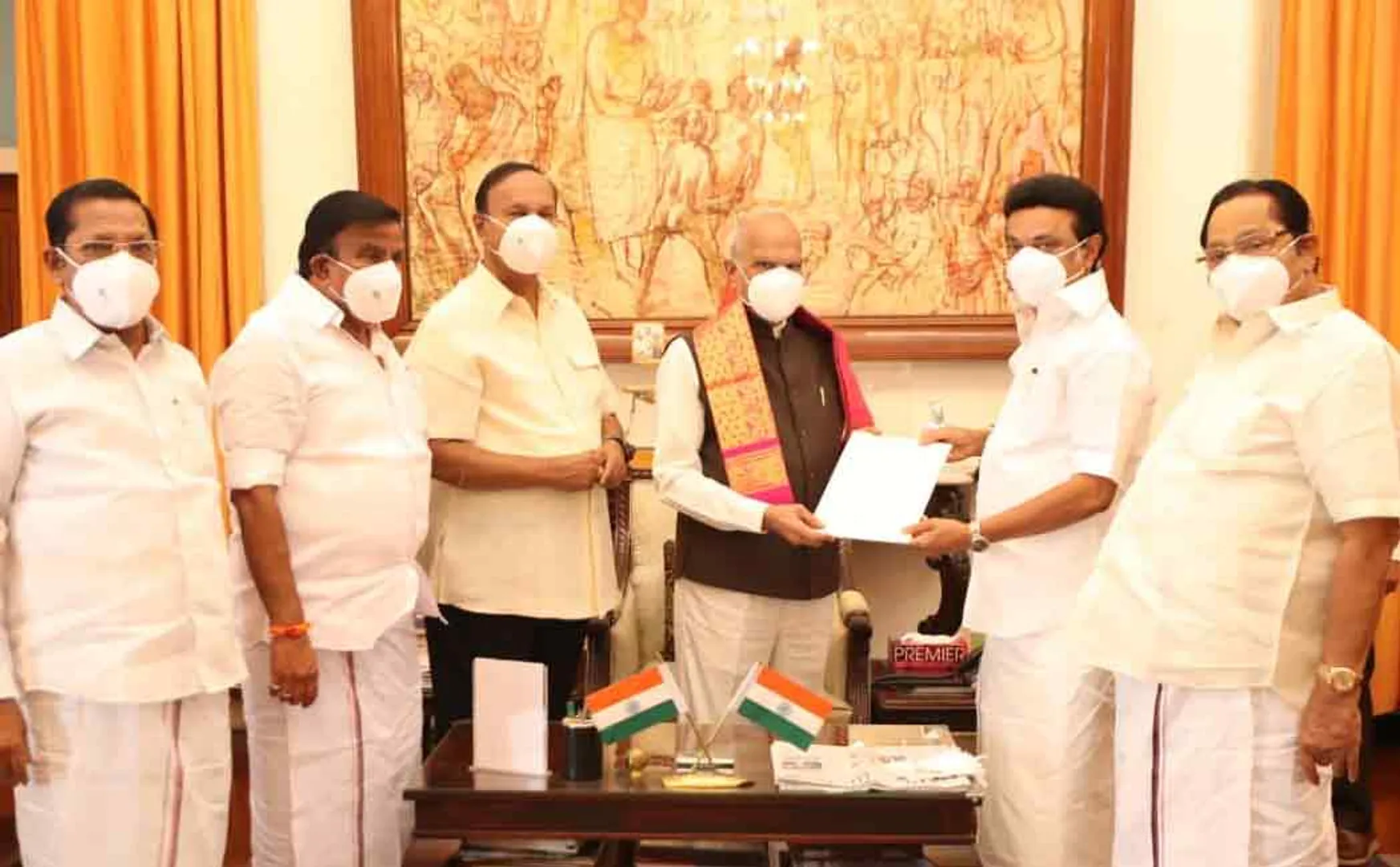 "Governor will give  Call to form the government by this evening .." - RS Bharathi