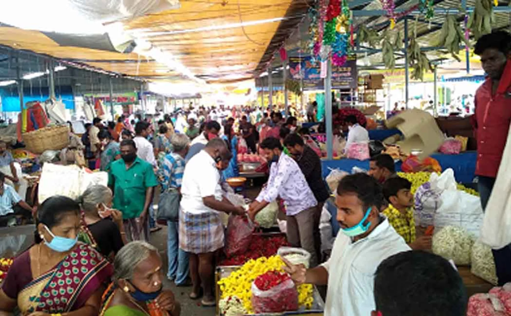 coronavirus positive cases salem district voc market closed 