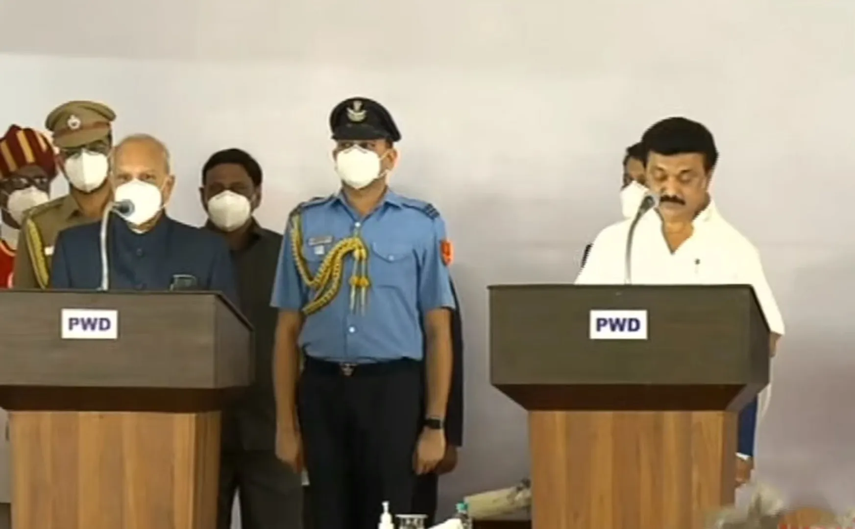 tamilnadu chief minister swearing in oath ceremony dmk chief mkstalin 