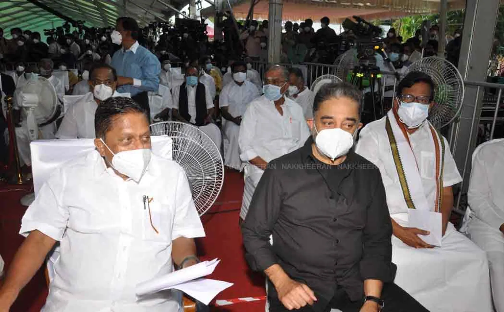 KamalHasan participated in MK Stalin's swearing 