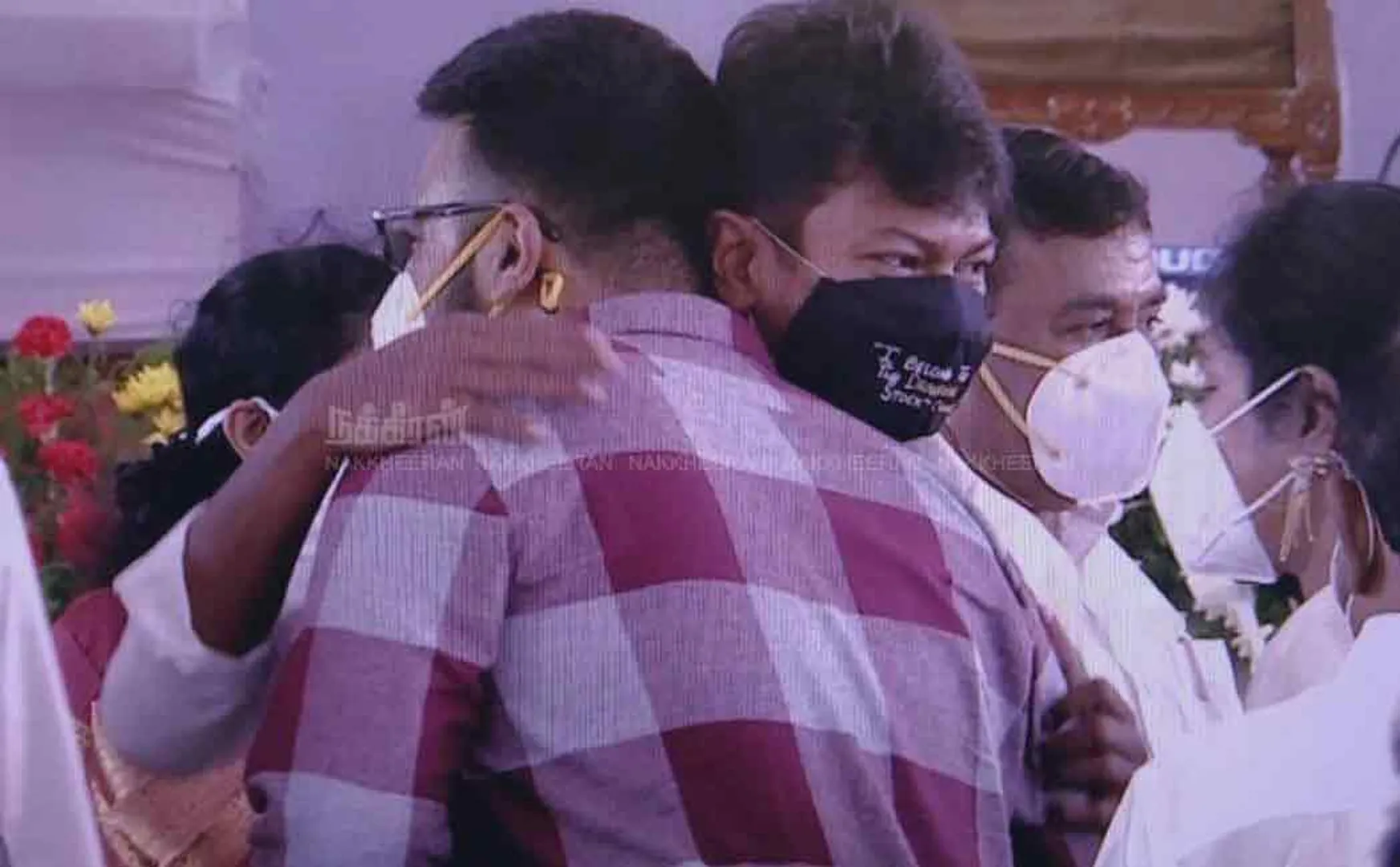 Udayanidhi Stalin to embrace and welcome Dayanidhi Alagiri . 