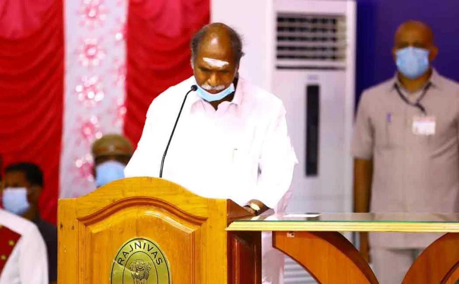 Rangasamy takes over as Chief Minister for the fourth time!