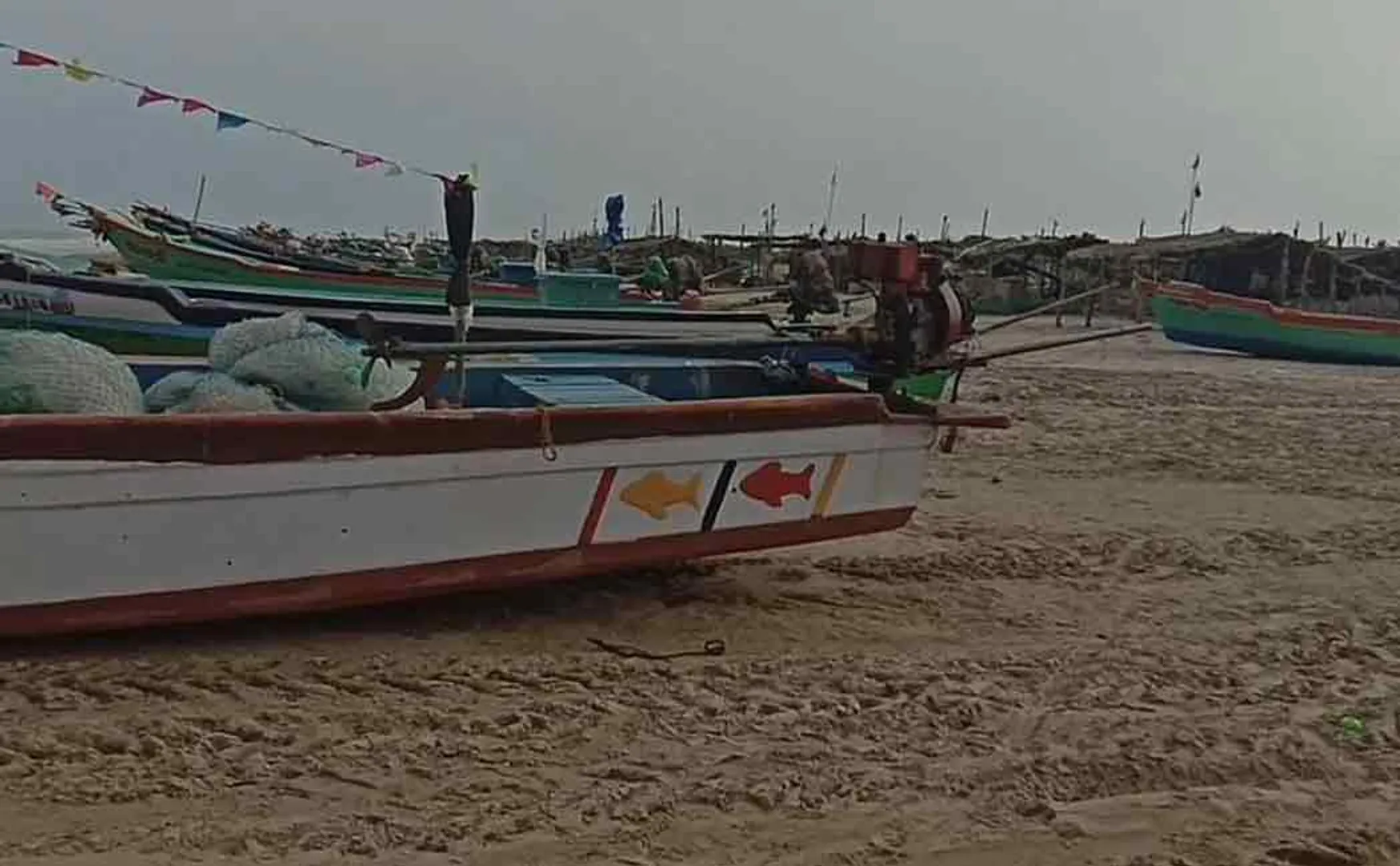 Some metal found in fishermen's net ..! Shocked fishermen ..!