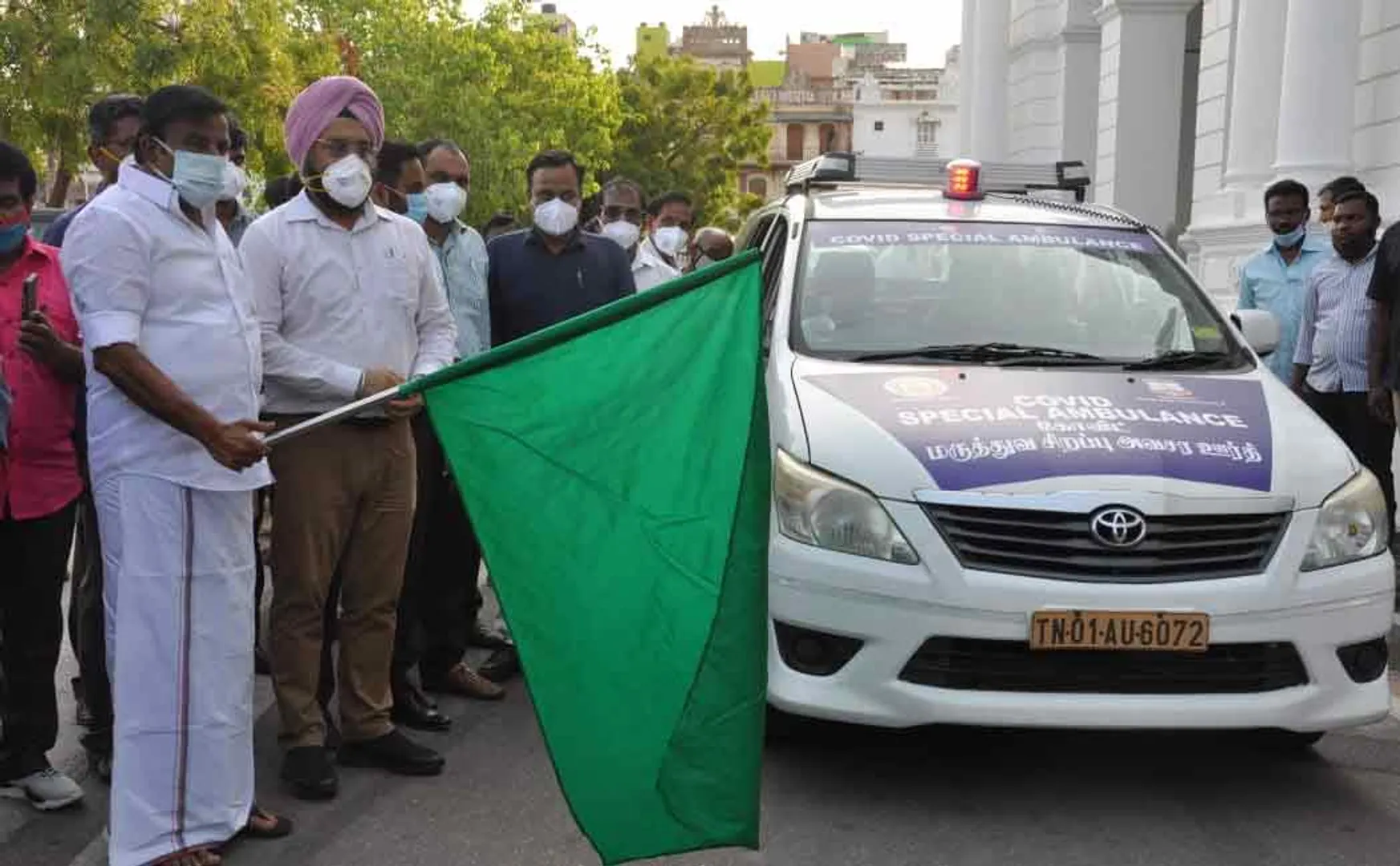 New Car Ambulances for covid patients 