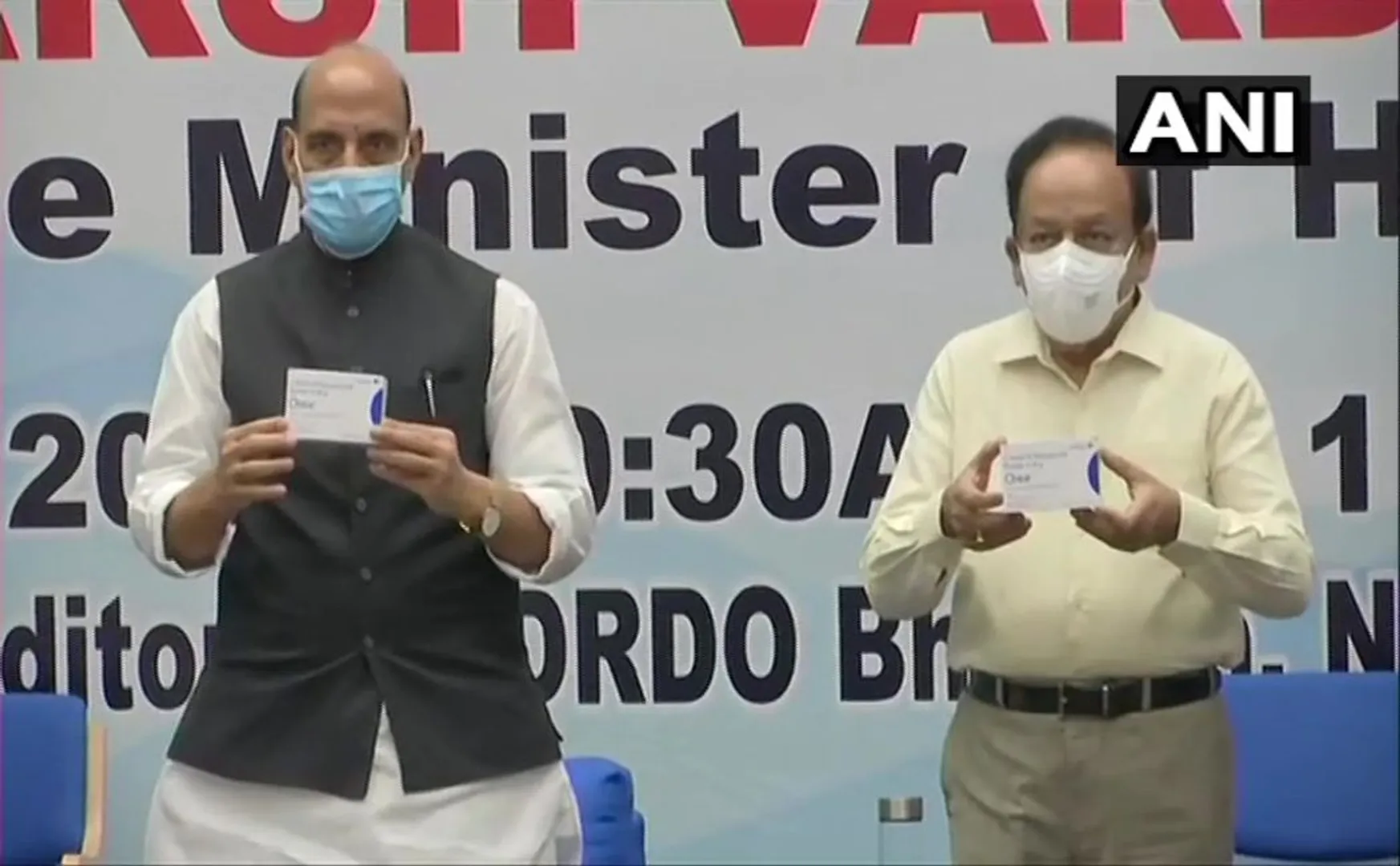CORONAVIRUS MEDICINE DRDO UNION MINISTERS 