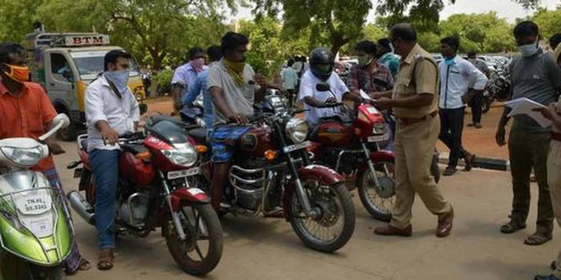 Trichy police seize vehicle