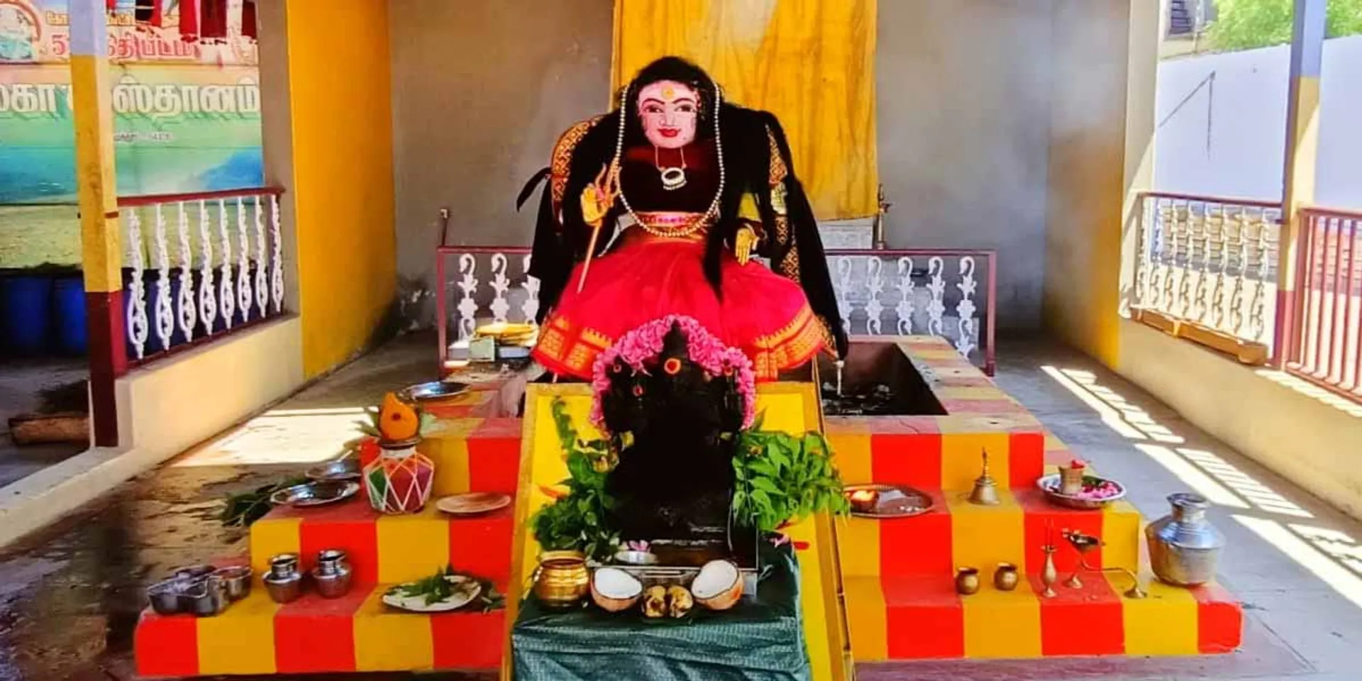 Dedication of Corona Devi statue on behalf of Coimbatore Kamatsipuri Aadeenam!
