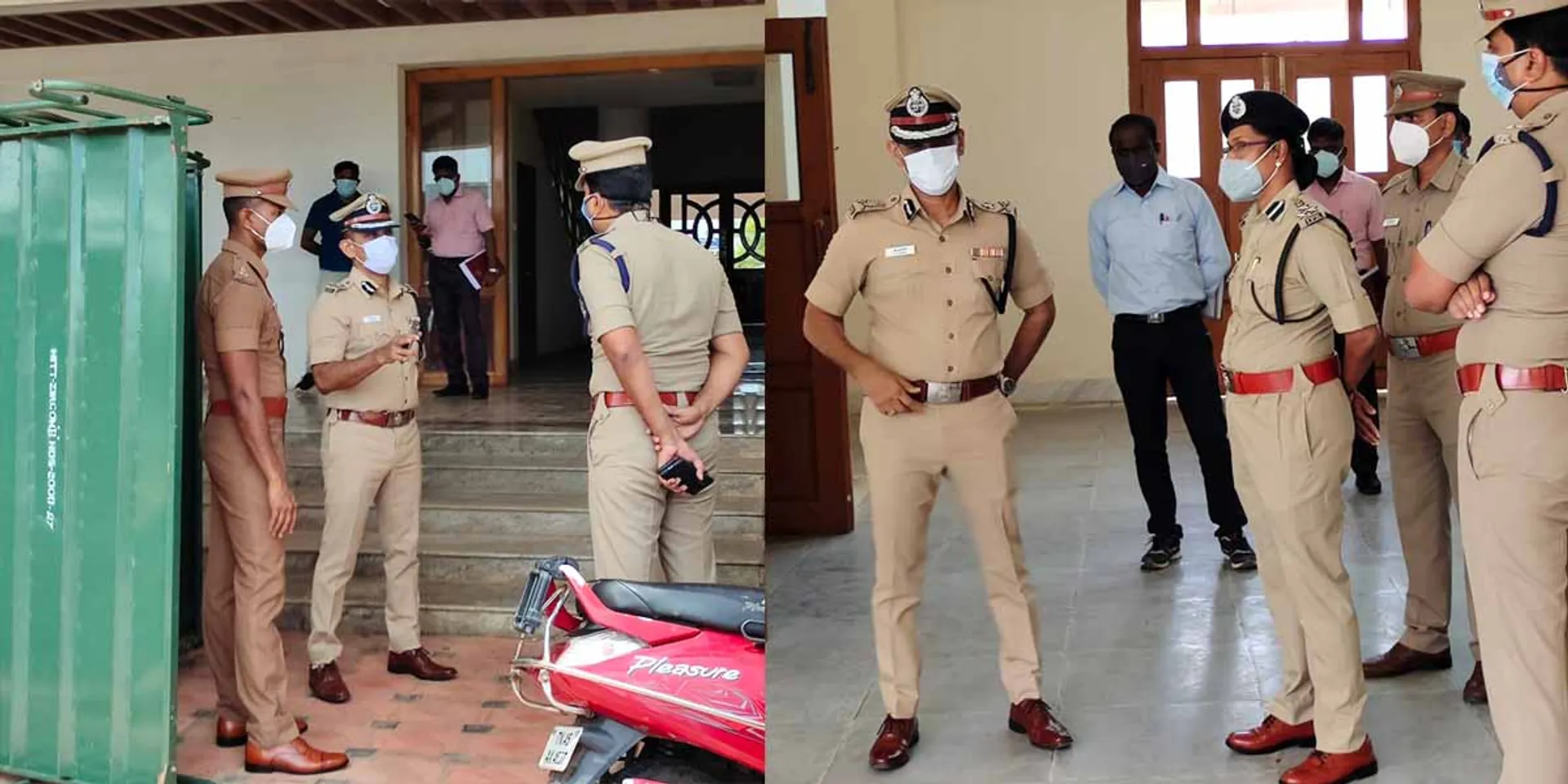  Police inspect Trichy NIT following CM's visit