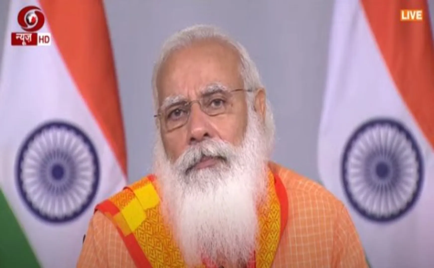 pm narendra modi discussion with  front line workers 