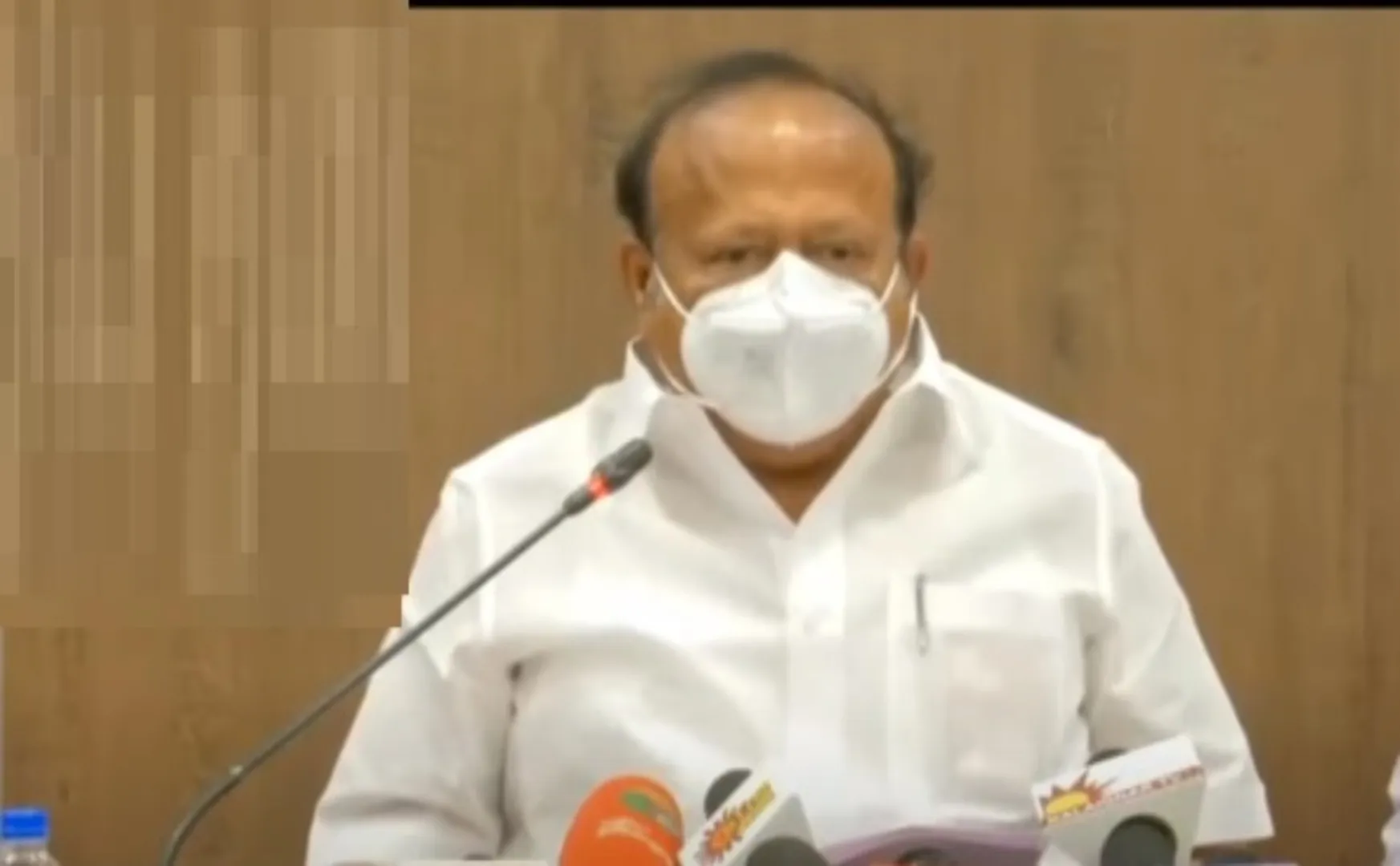 tamilnadu minister mrk panerselvam pressmeet at chennai 