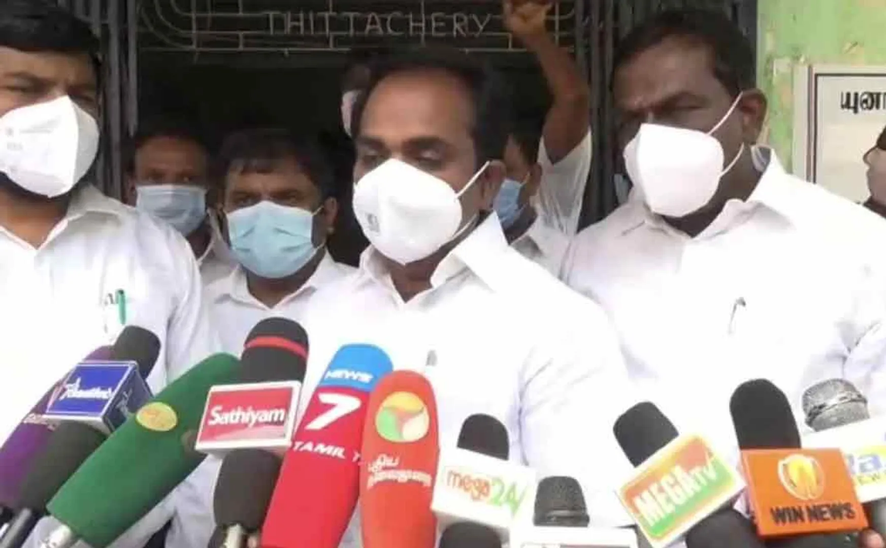 "The ruling party will not stop the work of the opposition .." - Minister Meyyanathan