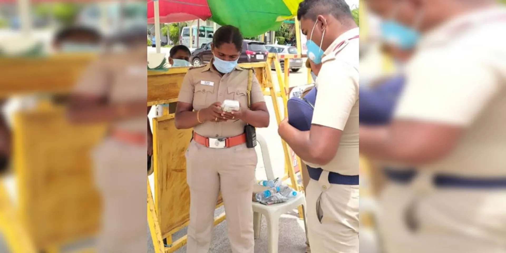  Dindigul female sub-inspector talking nonsense to the public!