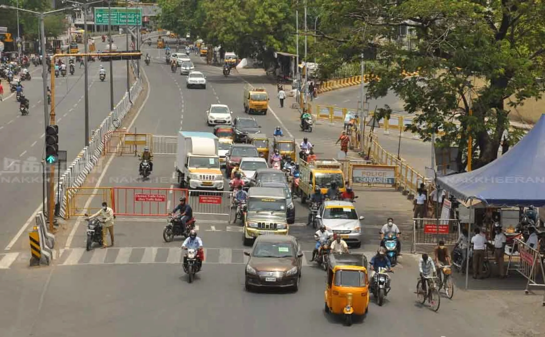 Normally functioning public during public curfew 