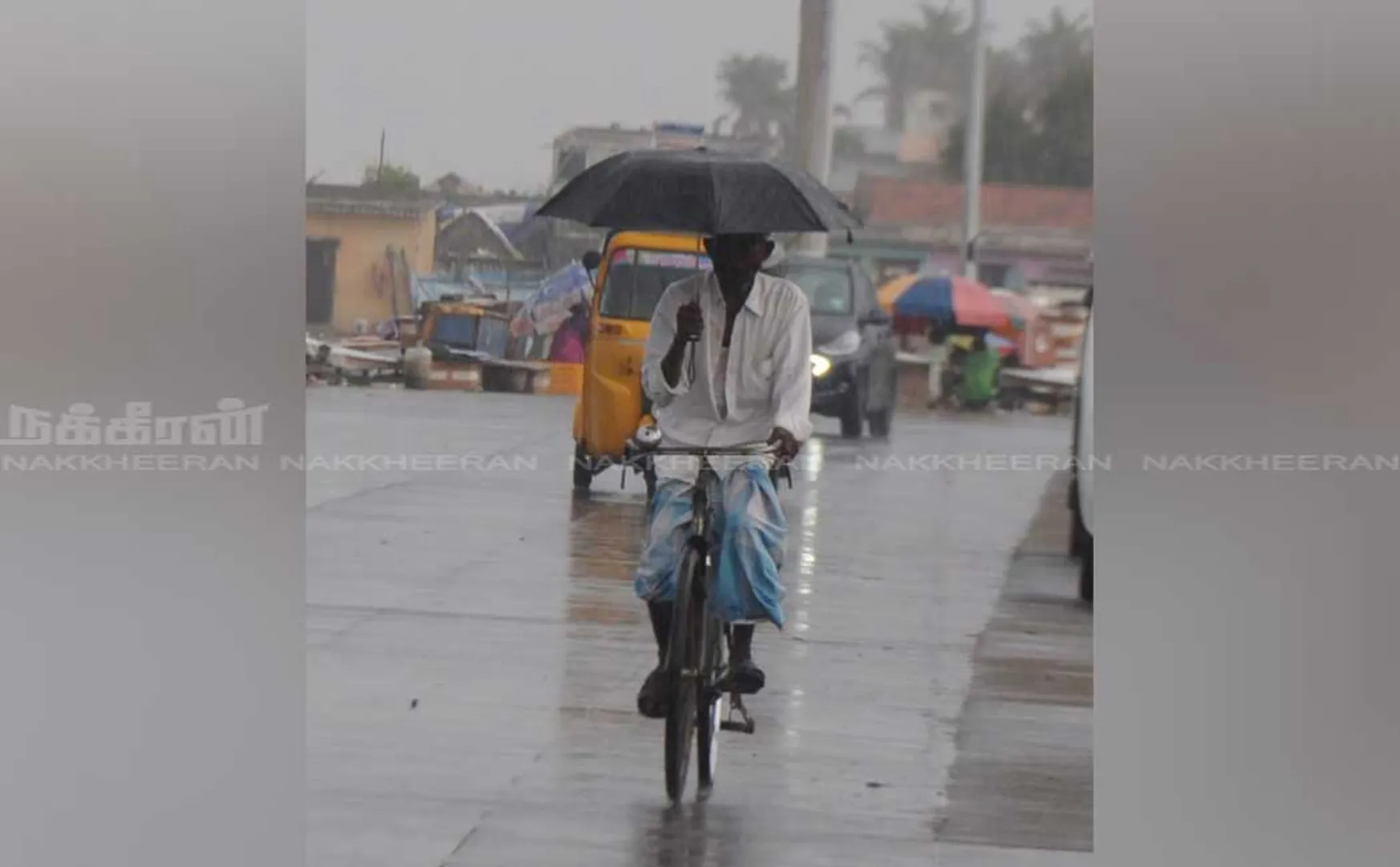 Moderate rain in Chennai in the morning 