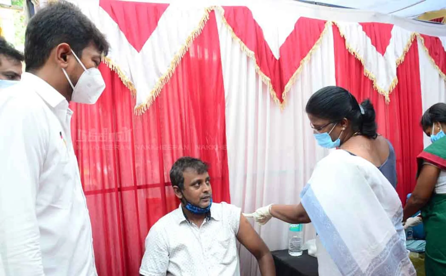 MLA who started the vaccination camp and provided welfare assistance