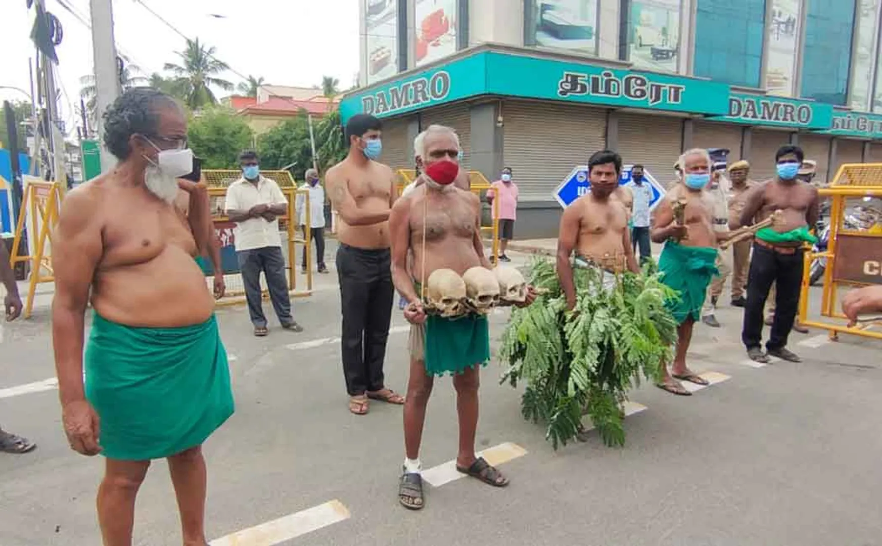 Farmers' Union struggle demanding repeal of agricultural law