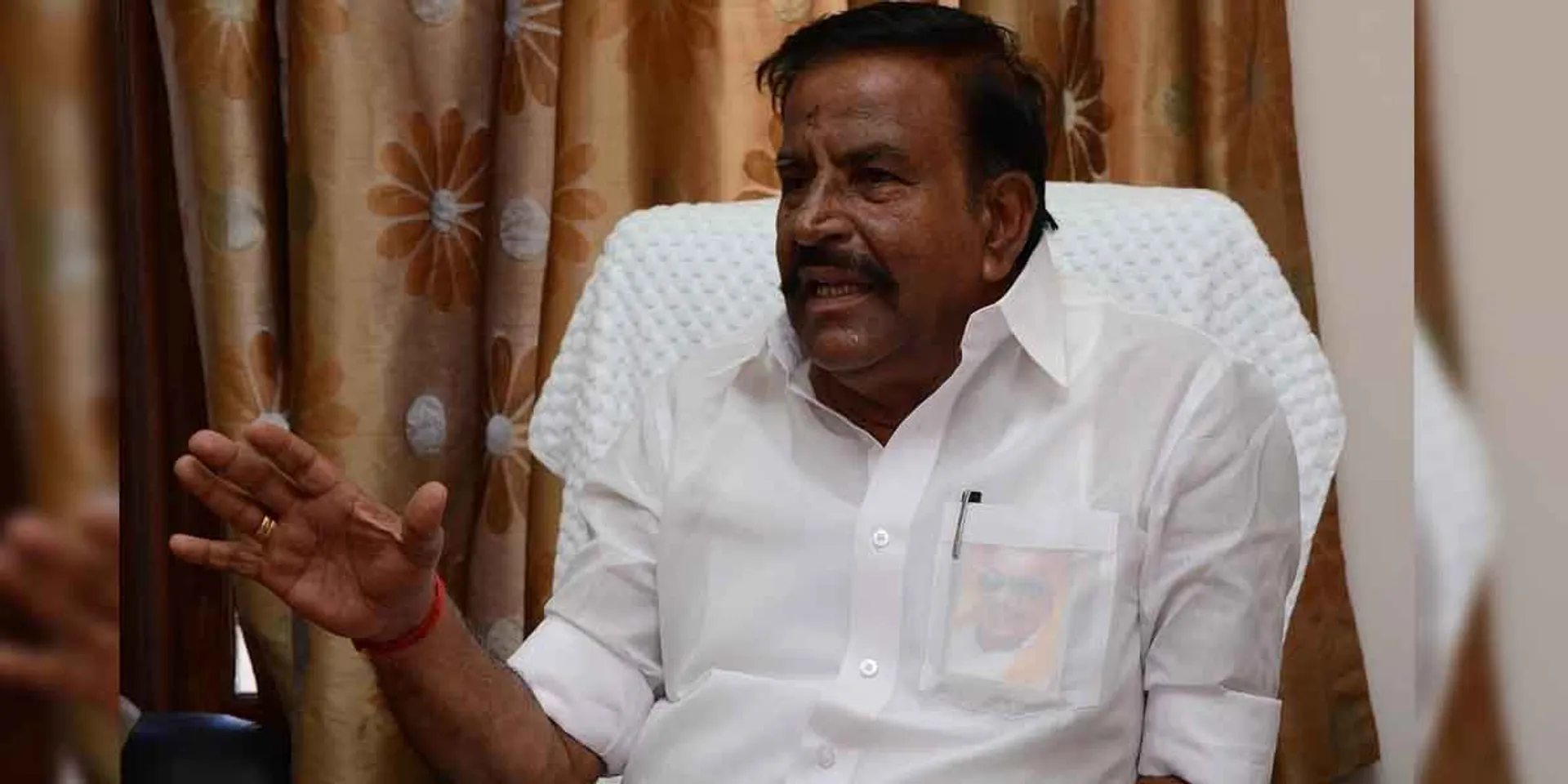 Minister KN Nehru press meet 