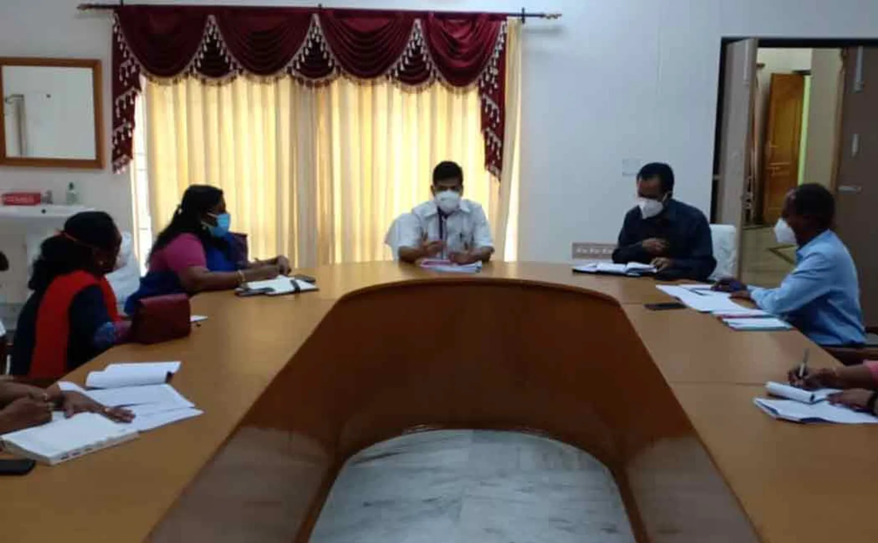 Chief Secretary to the Government of Tamil Nadu meeting in Villupuram