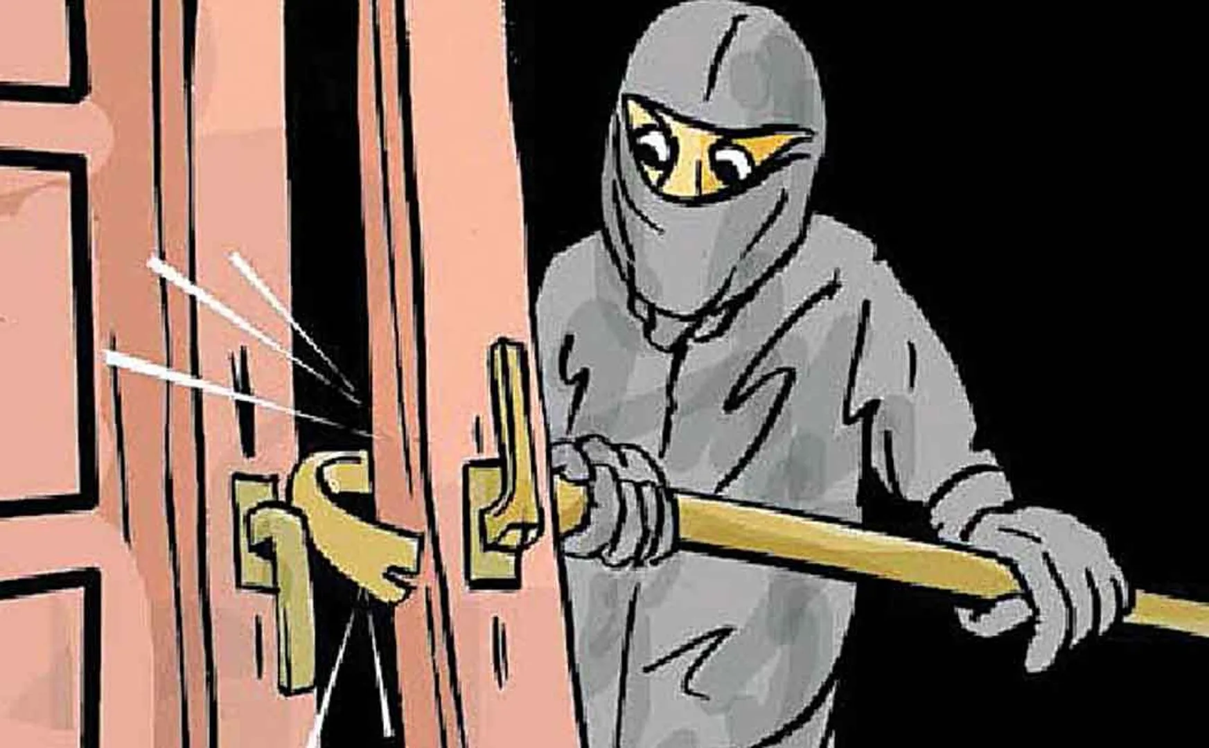The robbers who broke into the house in broad daylight and robbed