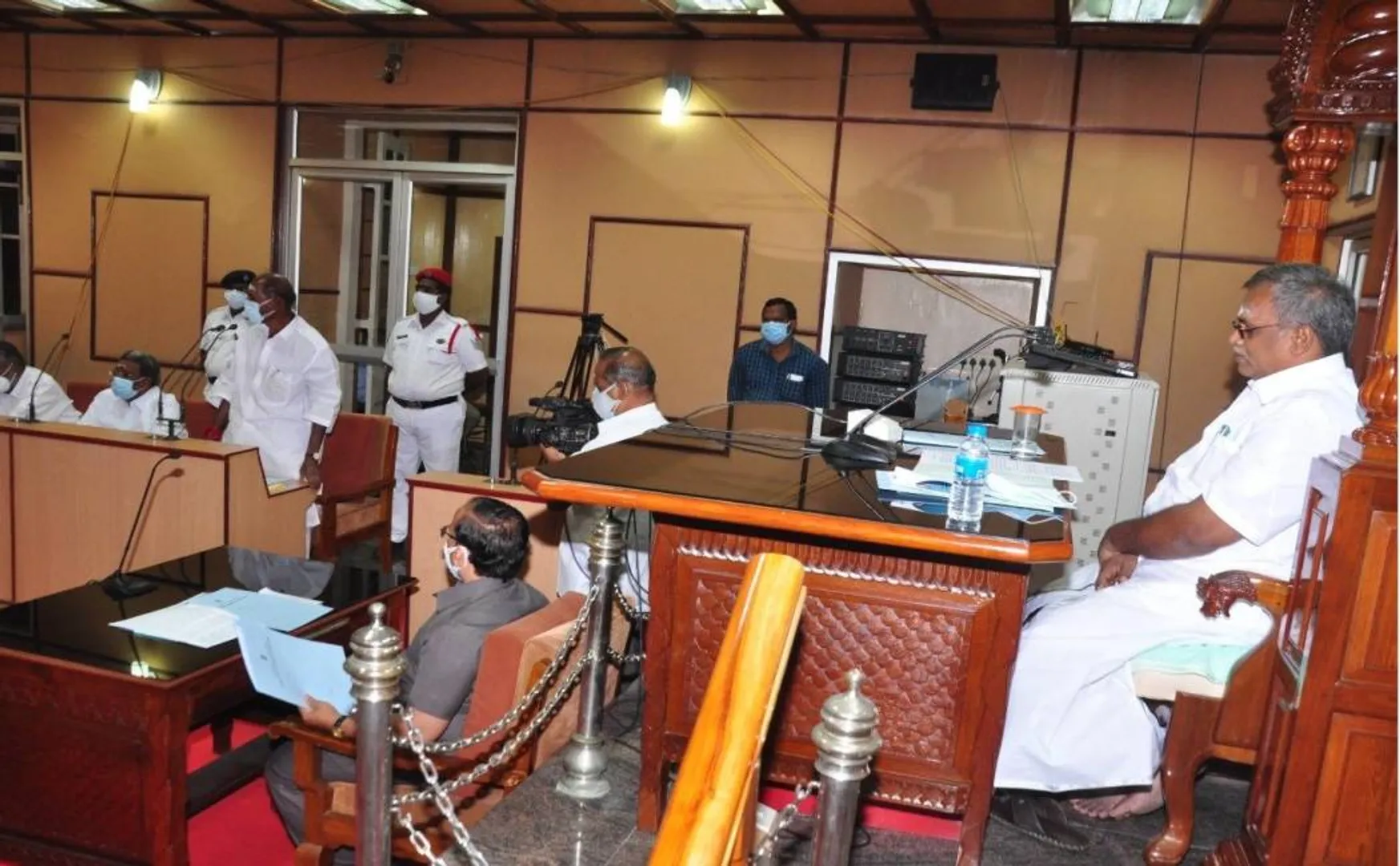 puducherry aseembly speaker oath ceremony 