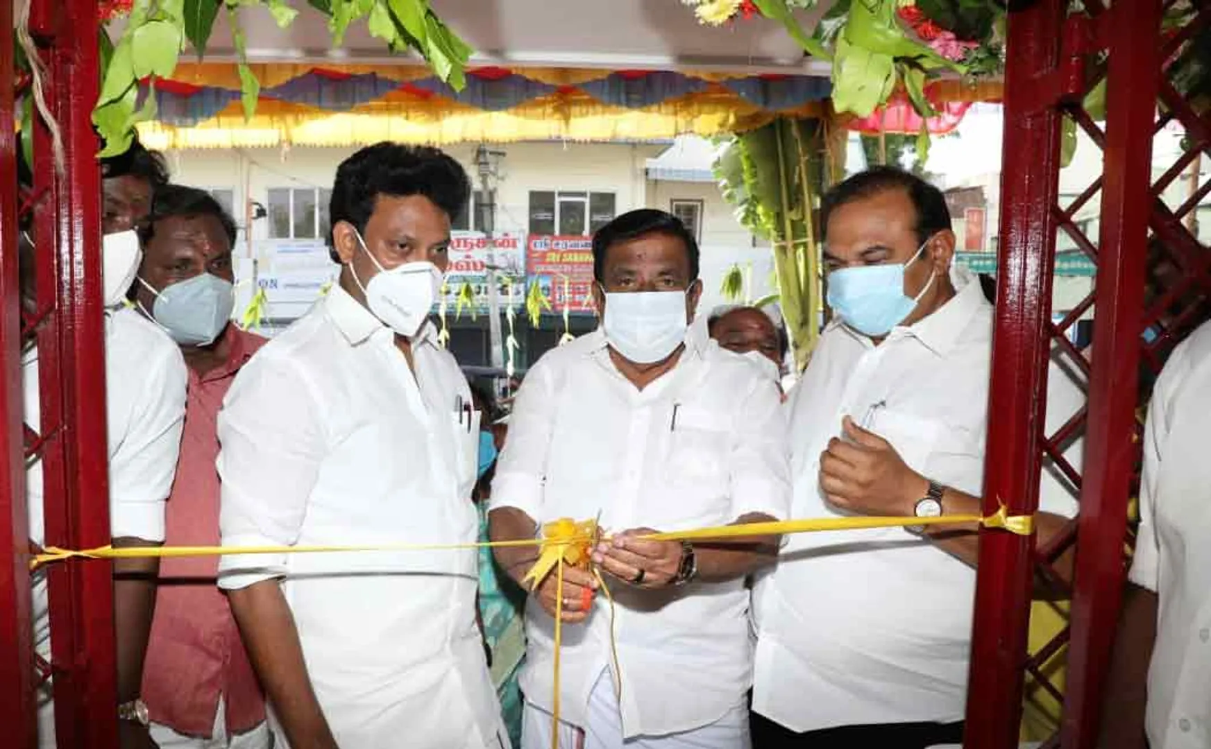 Assembly office opened by Minister K.N. Nehru  