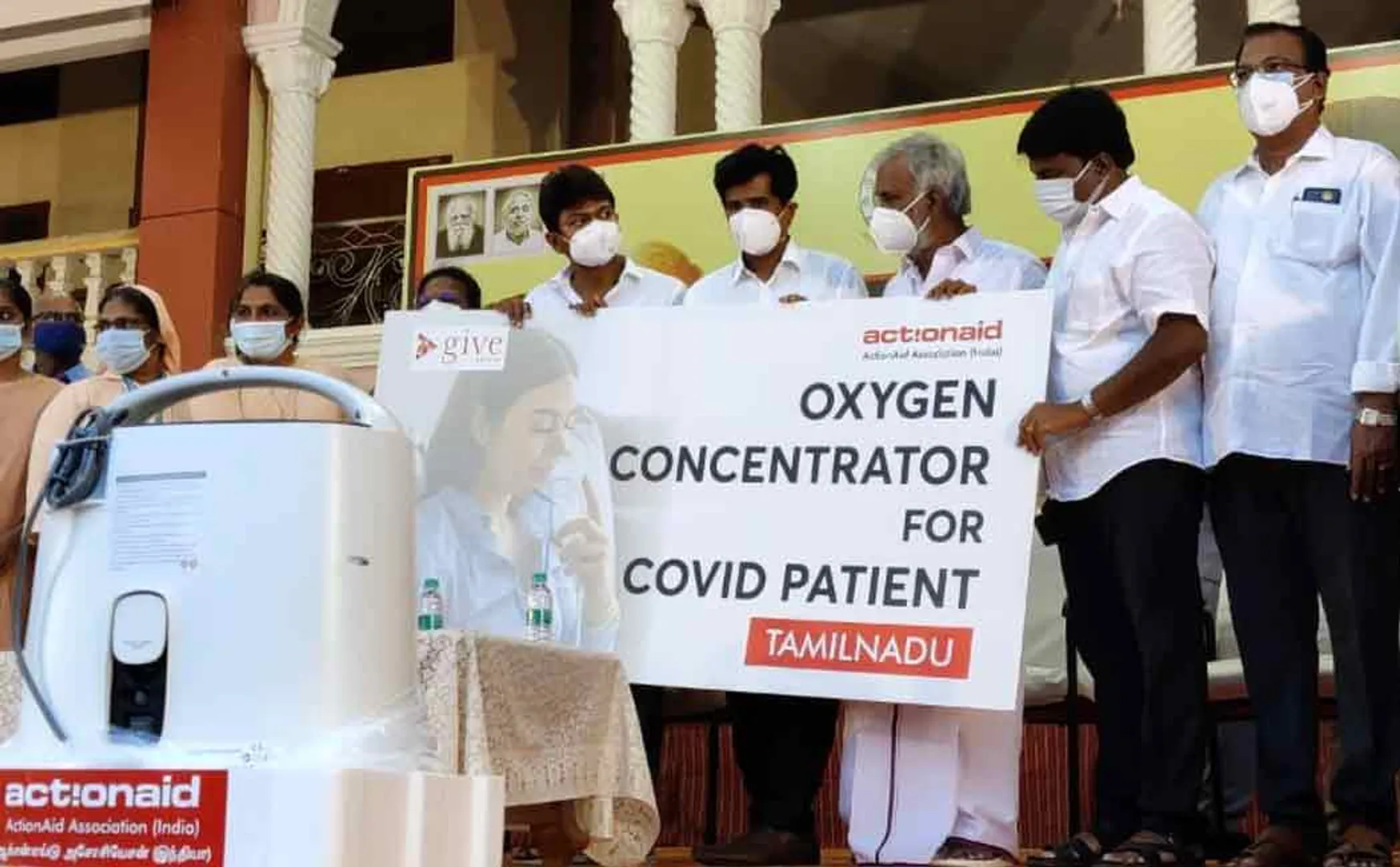 The event provided 120 oxygen concentrators in coordination with the doctor Ezhilan