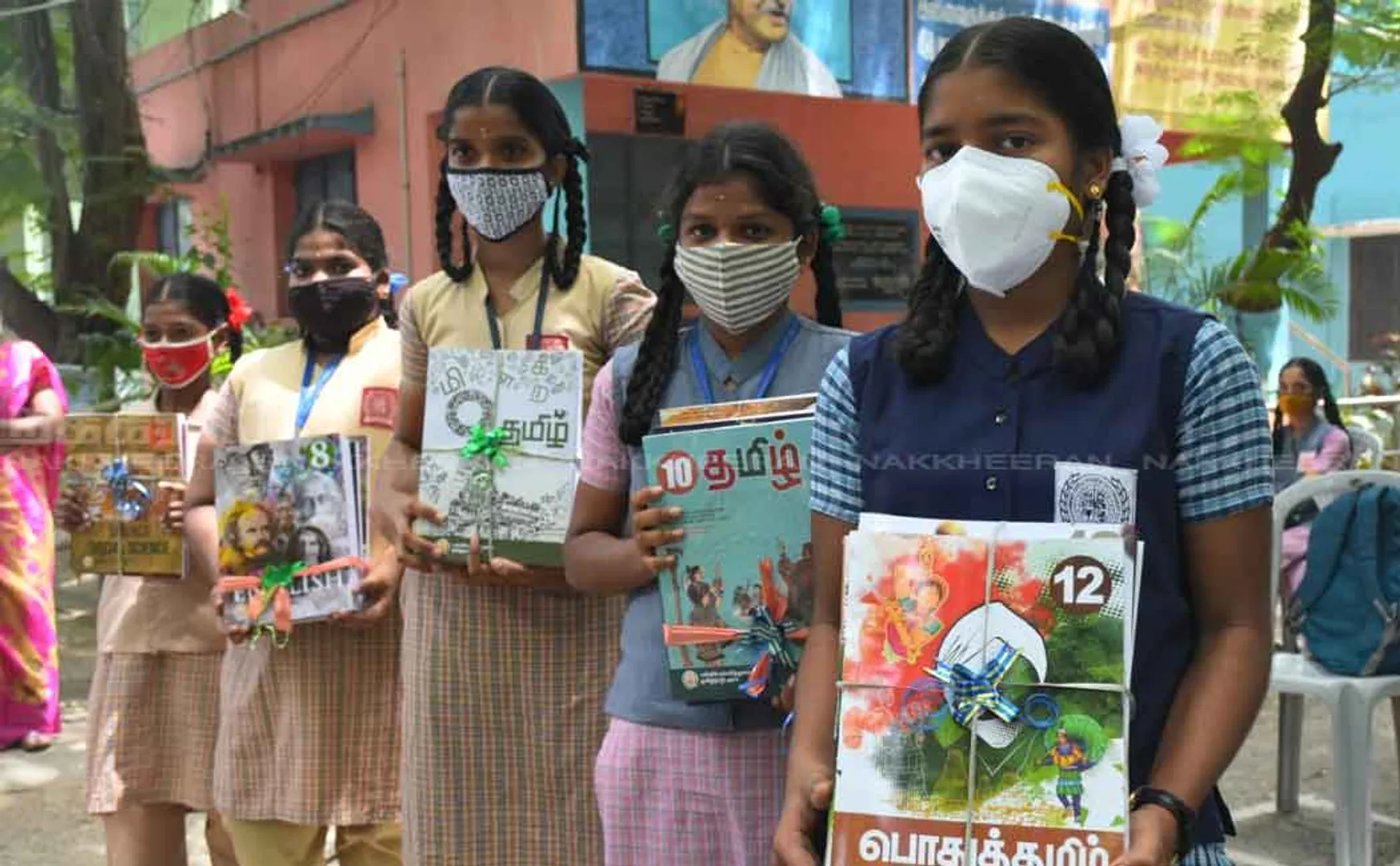Textbooks distributed to government school students