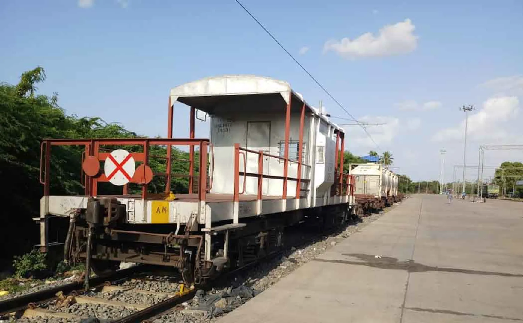 78th Oxygen special train arrives in Trichy