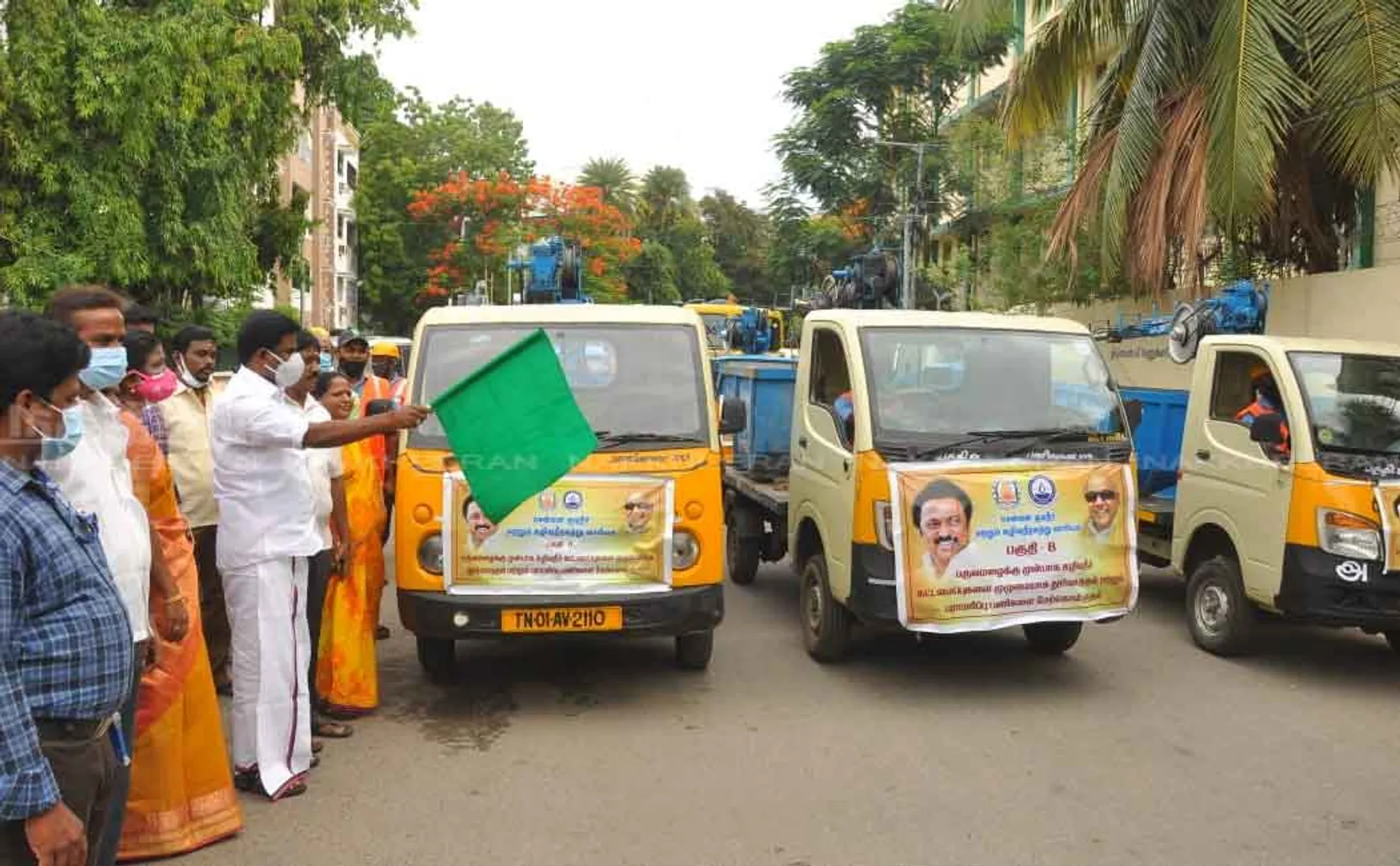 MLA Hari Barandaman who started the dredging work in Egmore