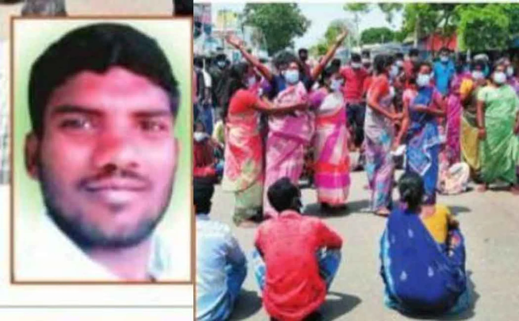 Relatives protest that there is a mystery in the death .... Police said they will take appropriate action