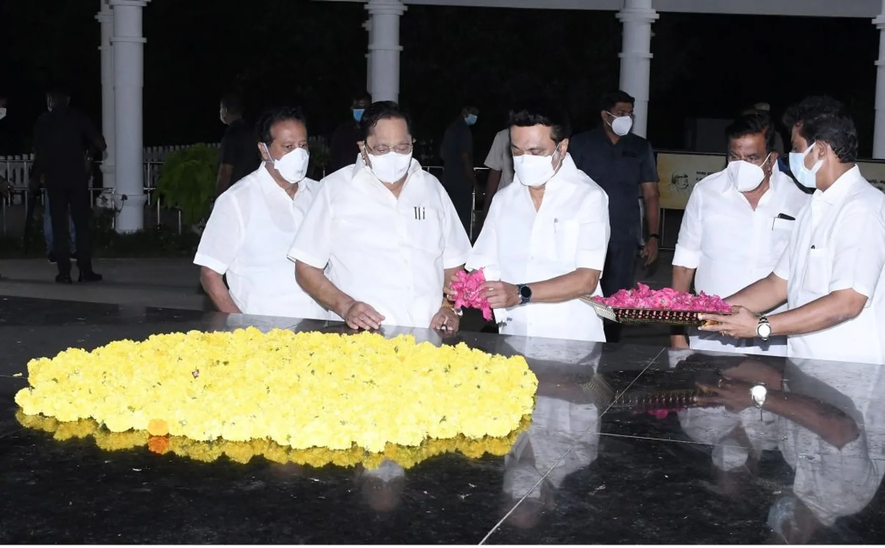 tamilnadu chief minister mkstalin merina kalaignar memorial 