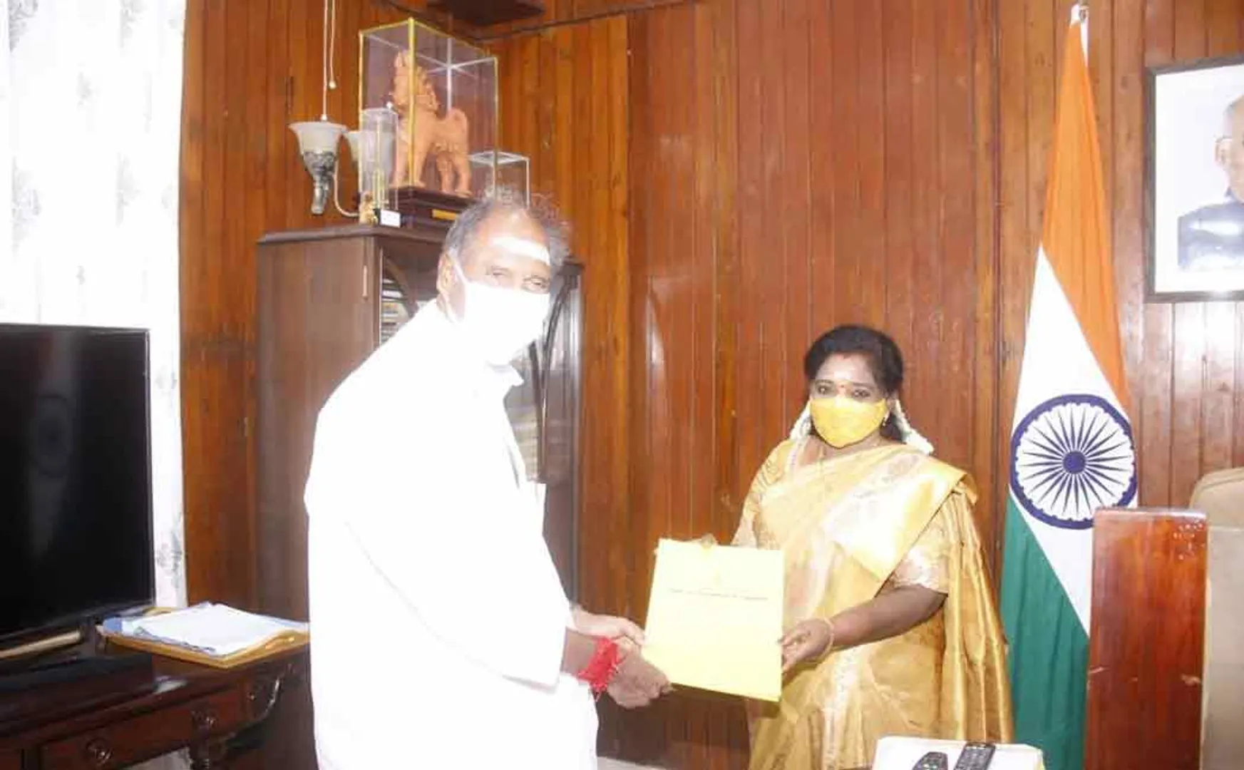 Puducherry's new cabinet takes charge tomorrow ..!