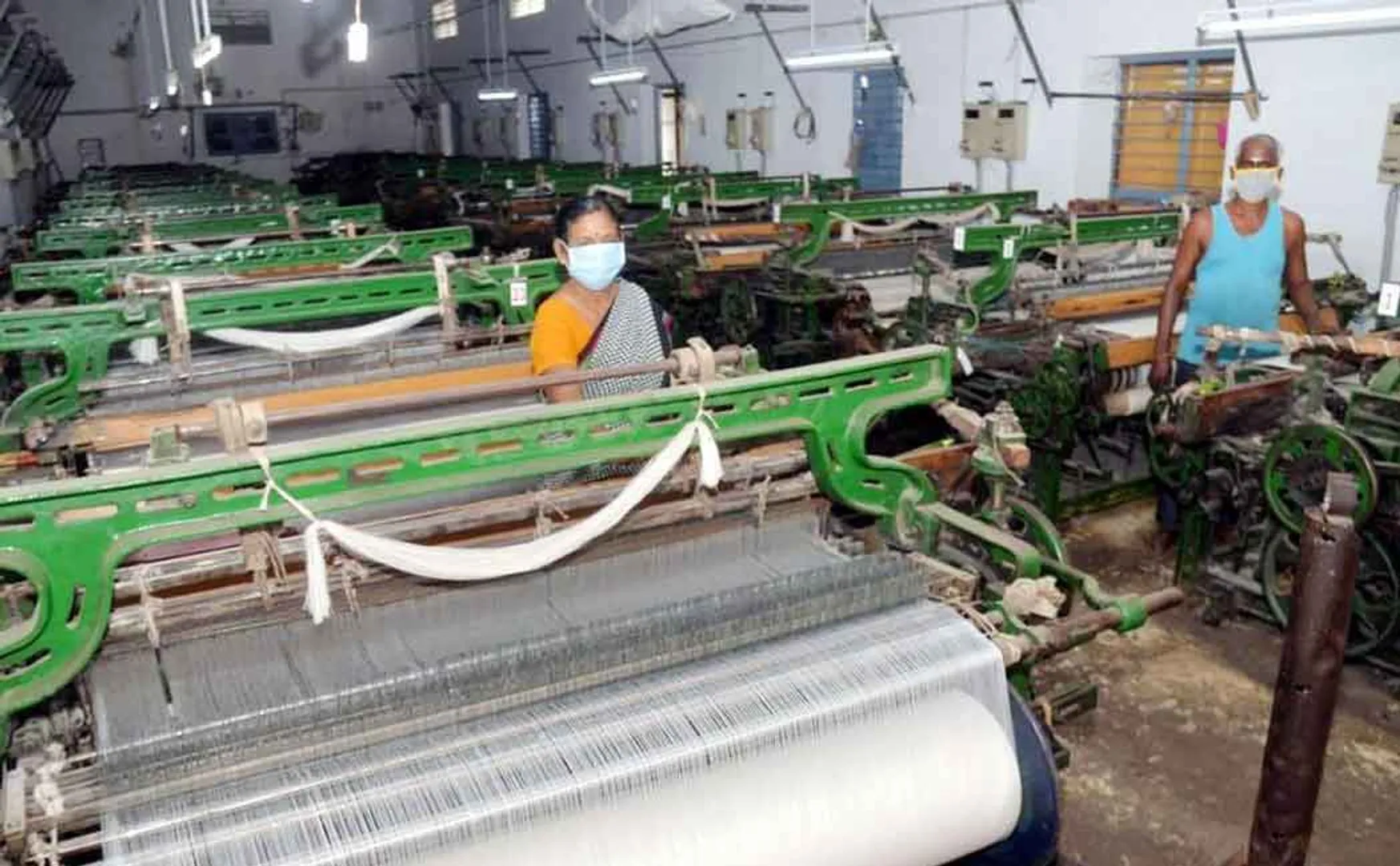 The turbines that started operating after seven weeks 