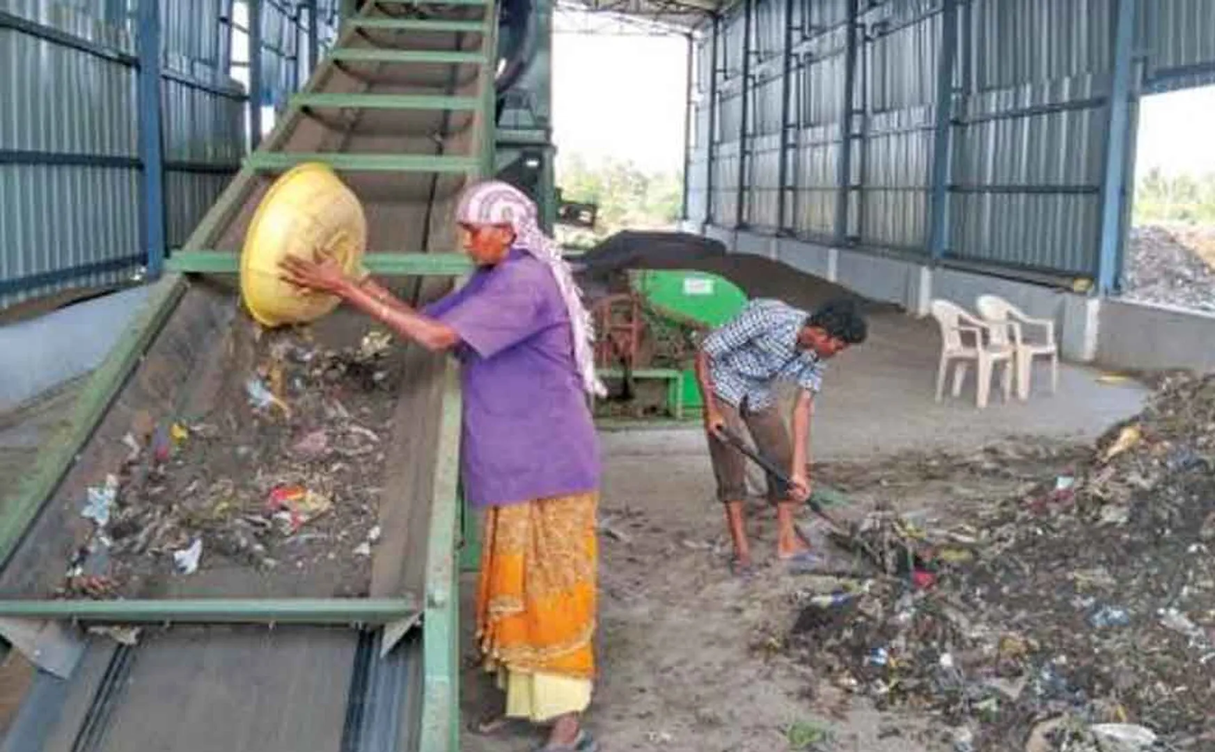 Worker's son passed in garbage disposal