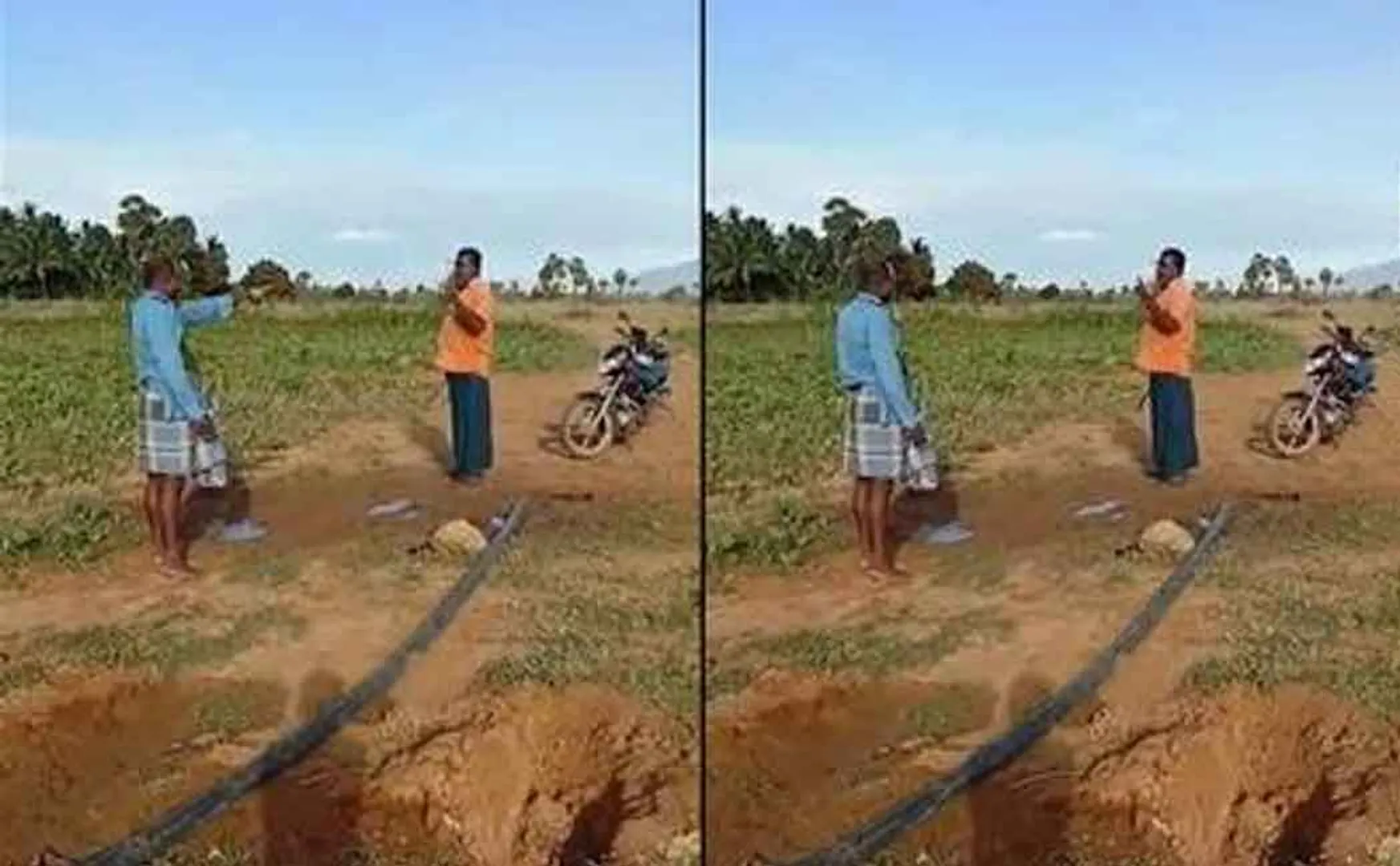 injured farmer in land dispute! Aggressive images spread on social websites