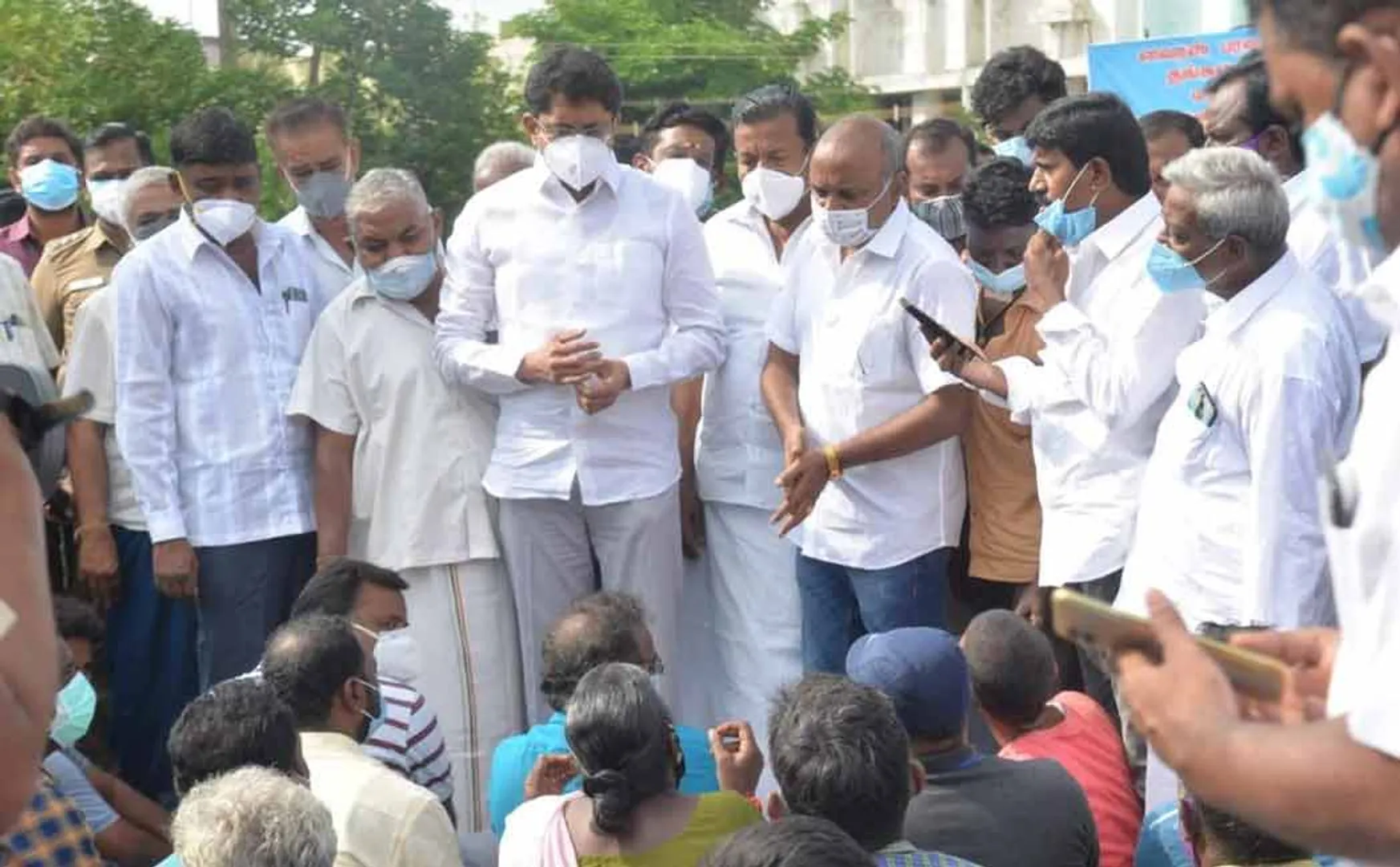  Erode market traders struggle..! Congress MLA who went and spoke in person ..!