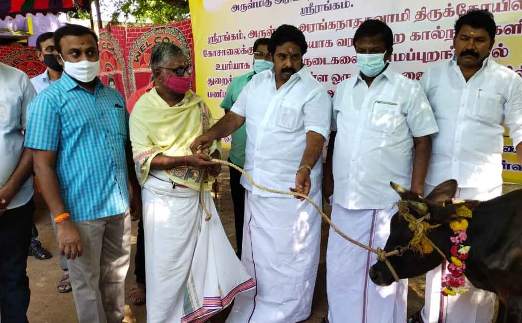 MLA who gave cow for free to priests