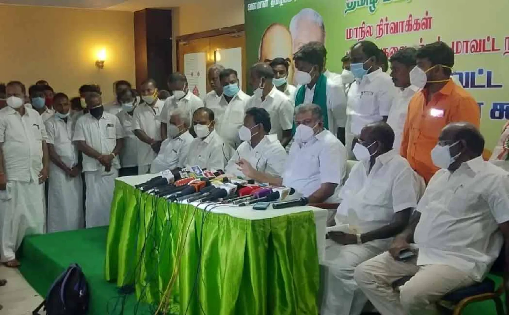 TMC Leader G K Vaasan addressed press at trichy 
