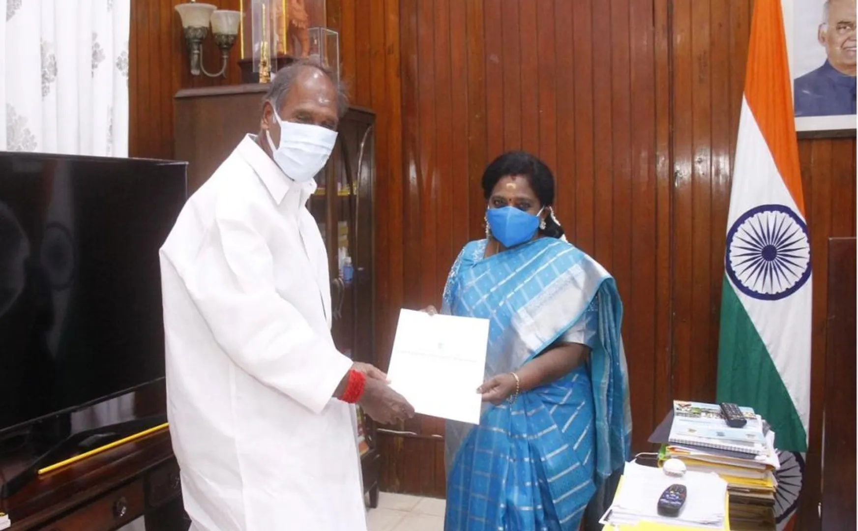 puducherry chief minister announced schools and colleges reopening 