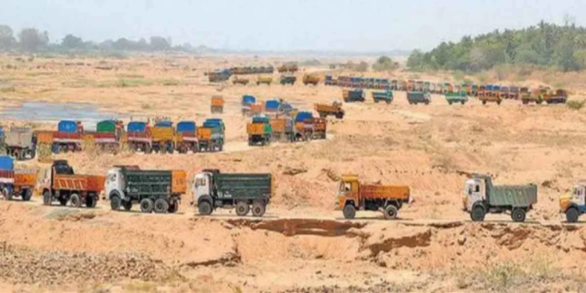 Sand theft complaint ... Police search former DMK executive!