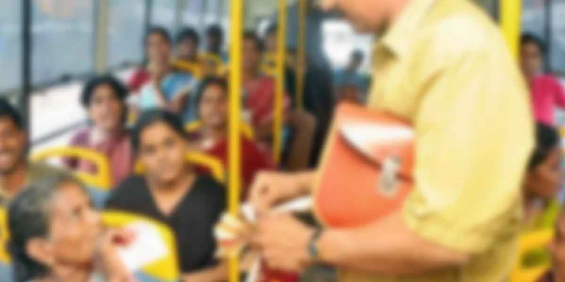 The conductor ticket giving method... shocked passengers!