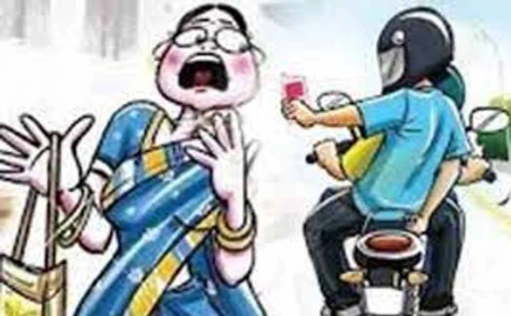 The thief who accepted the woman's request and came back