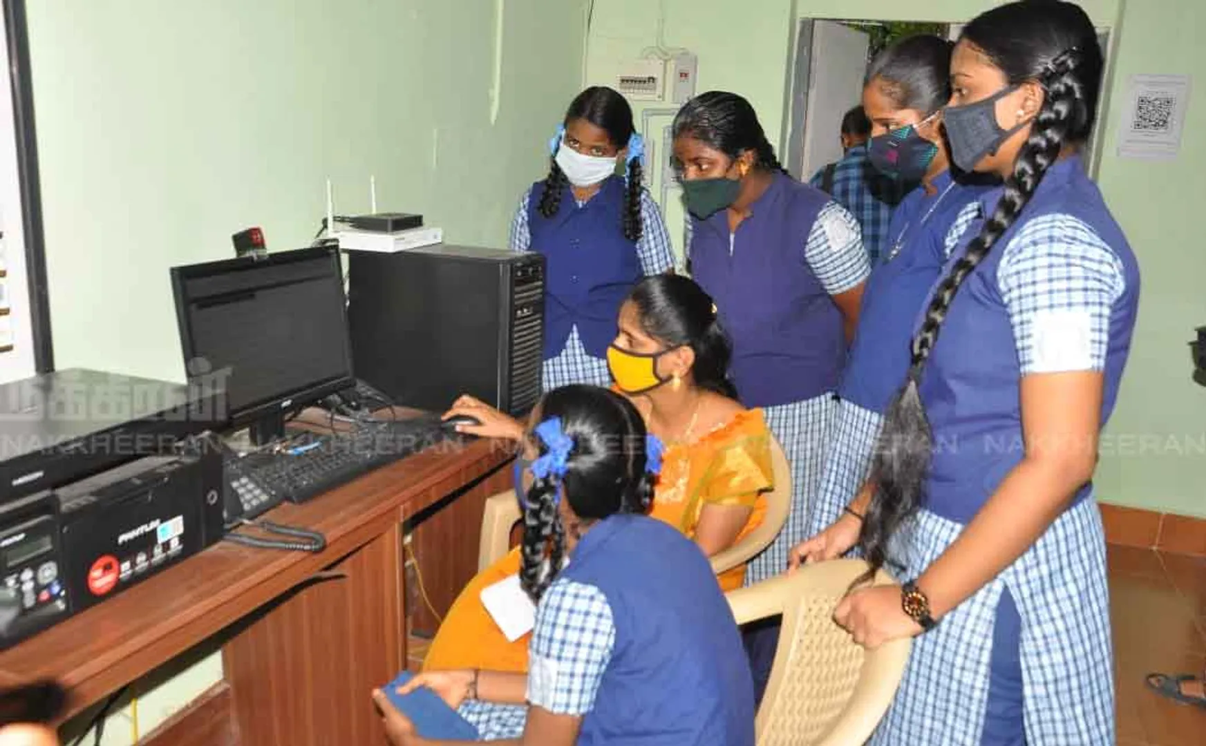 Students who went to schools and saw the result