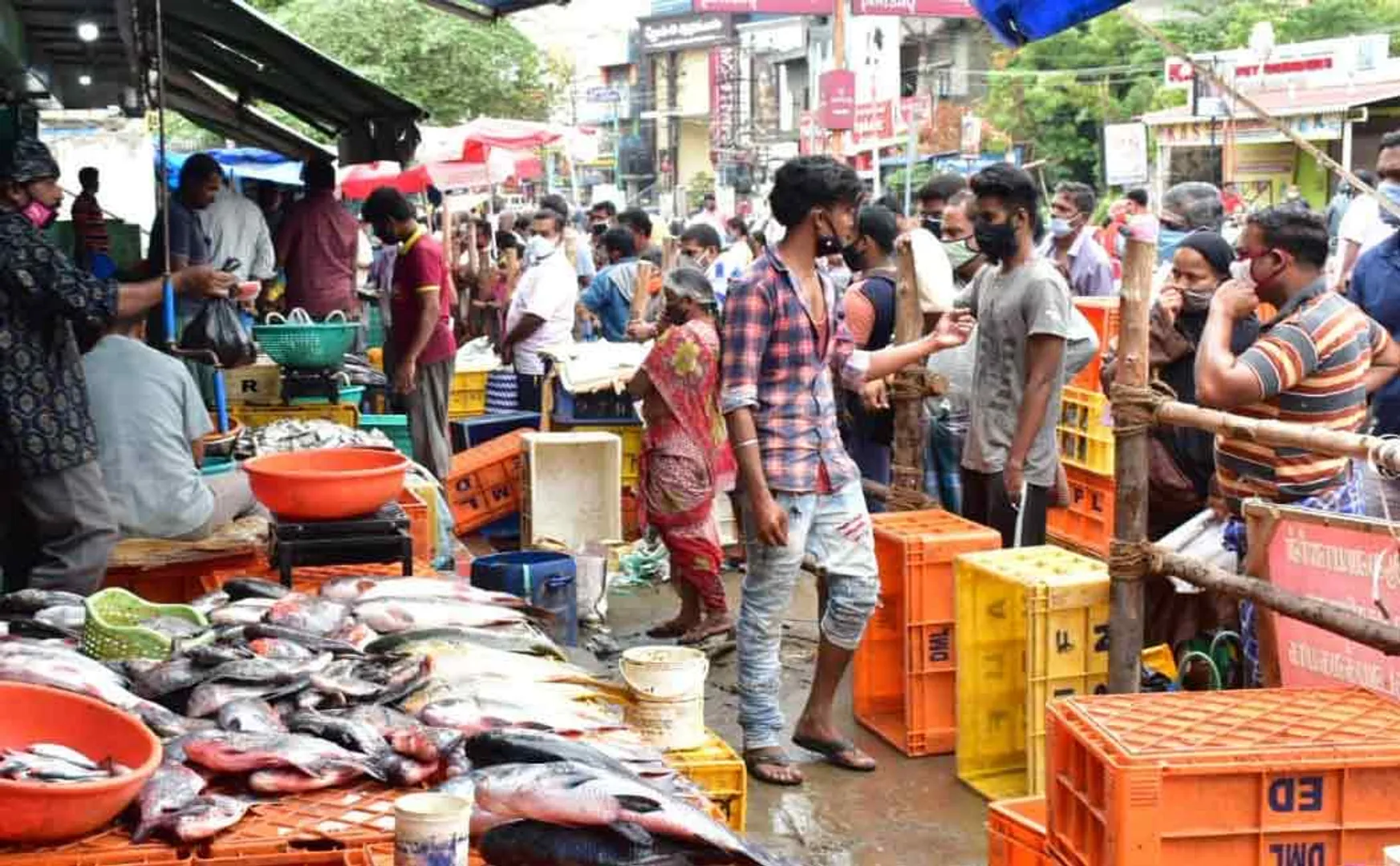 Erode meat lovers follow corona prevention measures ..!