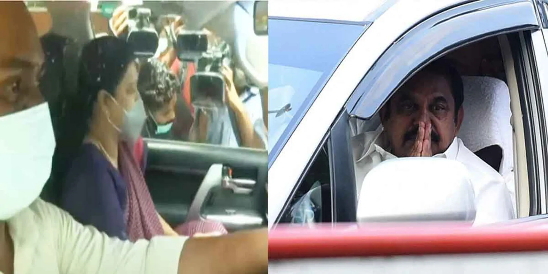  Sasikala who gave the entry ... Edappadi who left ...