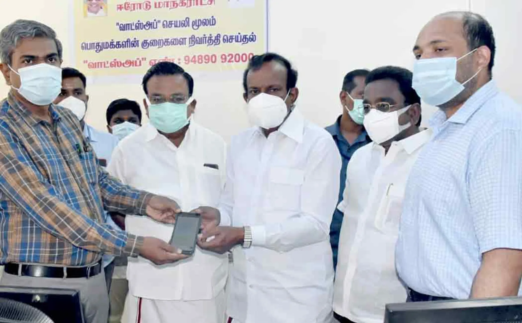 "The market in Erode is bigger than the koyambedu market." - Minister Muthusamy  