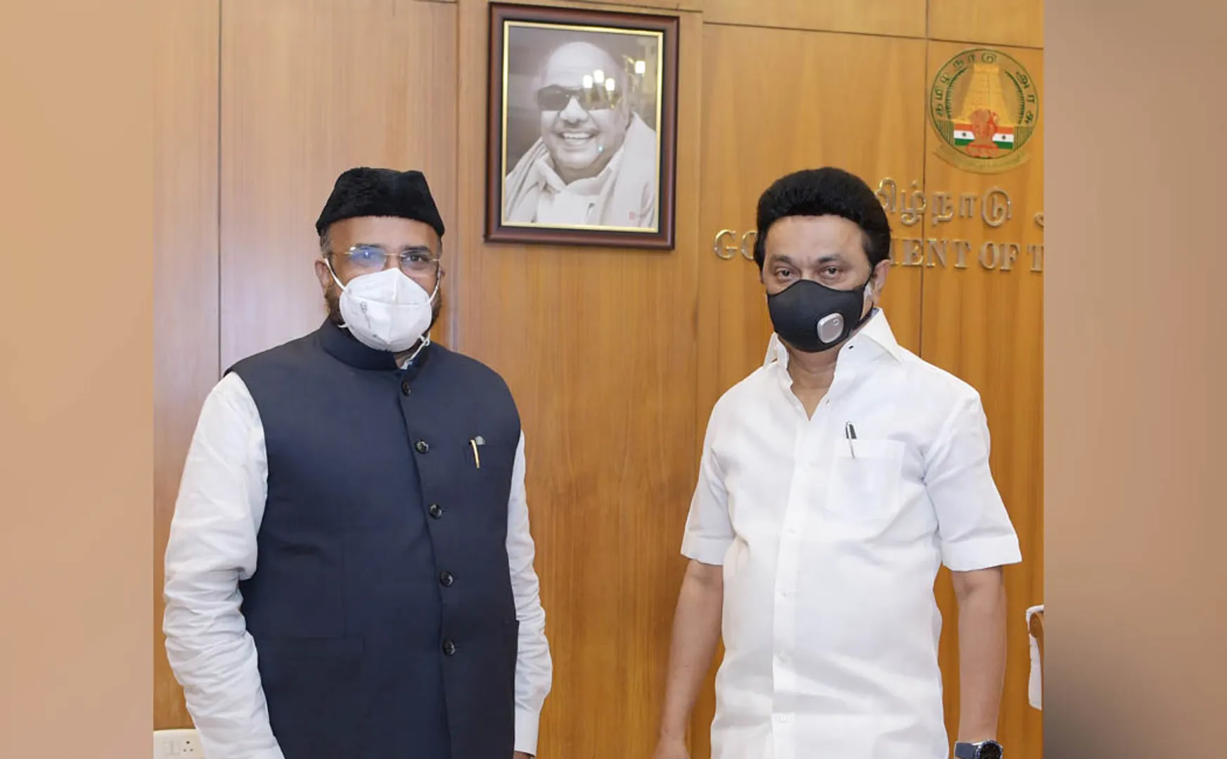 tamil nadu wakf board president meet chief minister mkstalin 