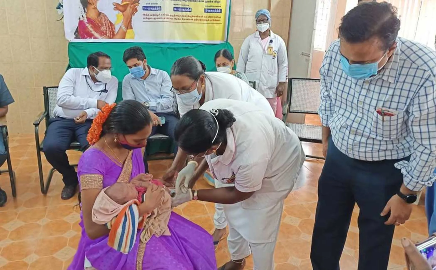 Special vaccination camp to protect children from meningitis ..!