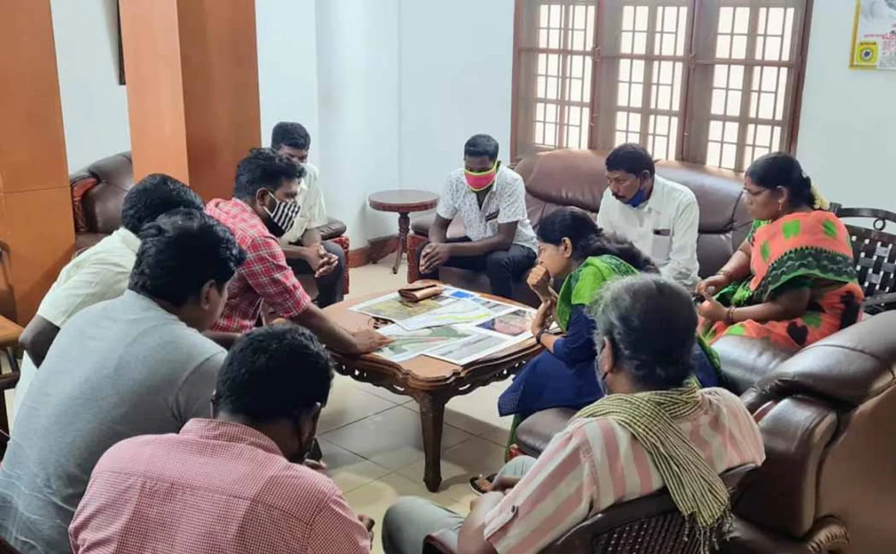 Ennur- Kattukkuppam fishing village peoples meet dmk kanimozhi mp 