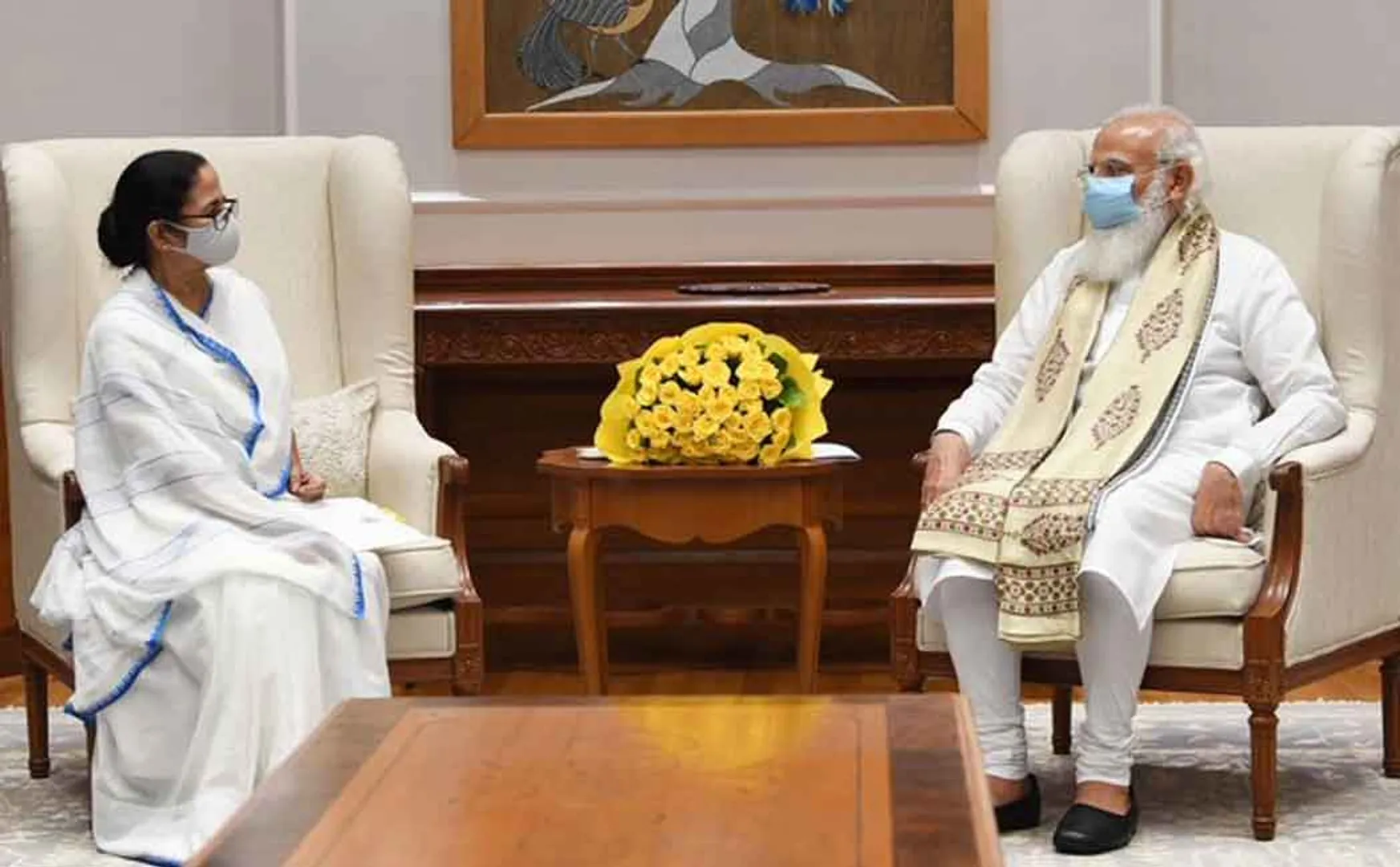 MAMATA BANERJEE - NARENDRA MODI 